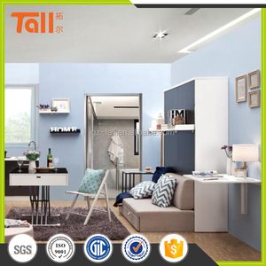Smart Furniture <strong>Double</strong> Hidden <strong>Folding</strong> Wall <strong>Bed</strong> with Couch Sofa - Product Image 3