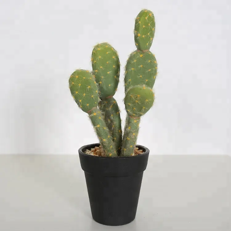 Sponge Desert Plant 23センチメートルCactus Plant Artificial Plastic Handmade Opuntia Furniture Decorative Cactus