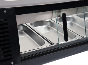 ตู้โชว์ซูชิแบบแช่เย็นบนเคาน์เตอร์ ดีไซน์สวยงาม - Product Image 3