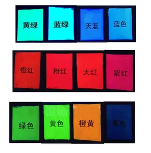 high bright sky blue glow in dark liquid luminescent powder glow in the dark plastics resin