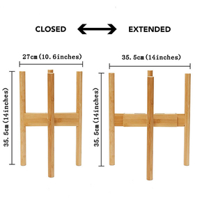 Home Decor Modern Indoor <strong>Plant</strong> Stand &amp; Holder Wooden Bamboo Adjustable <strong>Corner</strong> Flower <strong>Plant</strong> Pot Stand for Indoor <strong>Plants</strong> - Product Image 2