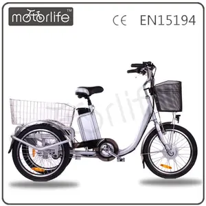MOTORLIFE / OEM العلامة التجارية EN15194 36V 250W دراجة ثلاثية العجلات / pedicab / التريشاو