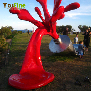 Decorazione del giardino In Acciaio Inox Verniciato <span class=keywords><strong>dentifricio</strong></span> Outdoor Statua - Product Image 5