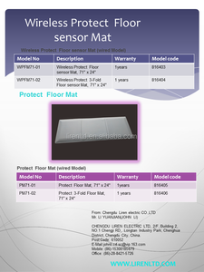 Chống Rơi, Không Dây Bảo Vệ Thảm Cảm Biến Sàn, 3 Lần, 1 Năm, 71 "X 24", WPFM71-01. - Product Image 6