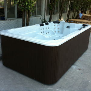 Hydro Spa Utilisation Familiale Petite Mini Piscine Mobile En Plastique En <span class=keywords><strong>Acier</strong></span> Inoxydable Spa <span class=keywords><strong>Baignoire</strong></span> De Massage Grande Taille avec 2 3 Personne 800L - Product Image 1