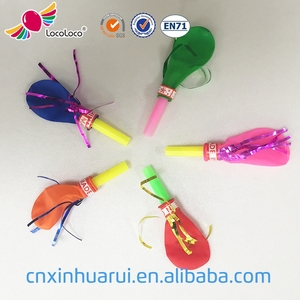 Globos de silbato personalizados para niños, 6 pulgadas, 100% natural, venta al por mayor - Product Image 3