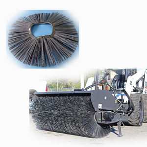 Sikat penyapu segmen 10X32 hitam untuk penyapu <span class=keywords><strong>Bobcat</strong></span> bagian pembersih sapu pemuat selip depan - Product Image 5