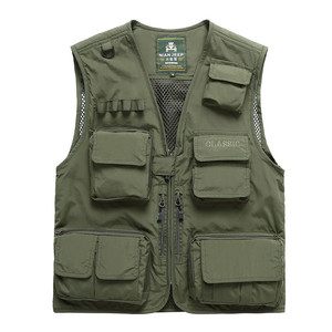 <span class=keywords><strong>Gilet</strong></span> Multitasche da <span class=keywords><strong>Uomo</strong></span>, <span class=keywords><strong>Gilet</strong></span> da Pesca, <span class=keywords><strong>Giacca</strong></span> per Arrampicata, Escursionismo, Fotografia, Giornalismo, Volontariato - Product Image 6