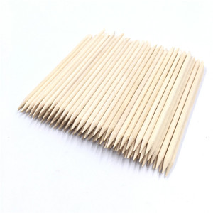 Móng tay nghệ thuật thiết kế gỗ thanh màu cam - Product Image 1