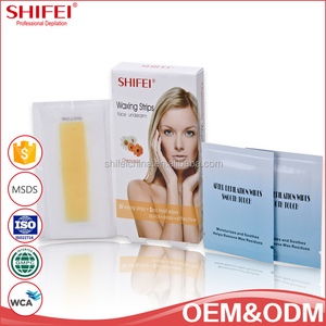 Commerce assurance nettoyage en profondeur <span class=keywords><strong>cire</strong></span> papier <span class=keywords><strong>visage</strong></span> <span class=keywords><strong>epilation</strong></span> bandes - Product Image 6