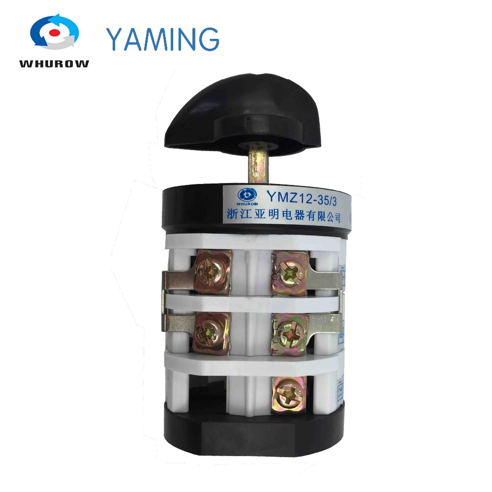 Yaming электрические вращающиеся переключение кулачковый переключатель для шиномонтажный станок шины обработчик 32A 690V 3-фазовый переключатель YMZ12-35/3