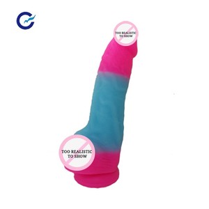 Dildo de Silicona Flexible con Imágenes de Pene para Sexo Femenino - Product Image 4