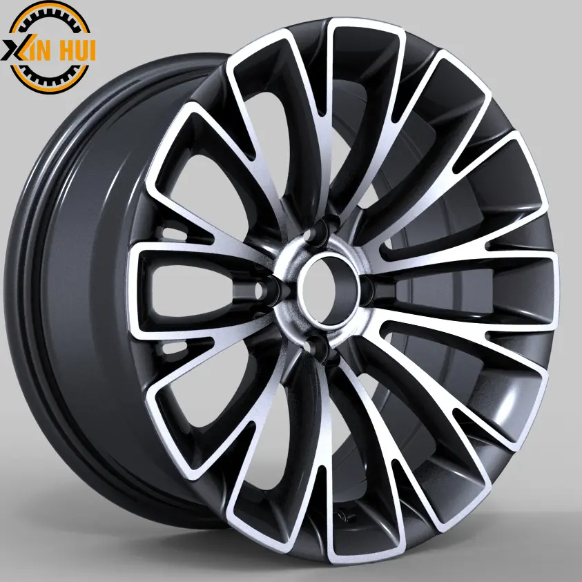 Araba tekerlek Off Road jantlar 16 inç 16x6.5 4x100 4x108 alaşım satılık orijinal spor Llantas alüminyum parlak 100mm 108mm 15mm 18mm