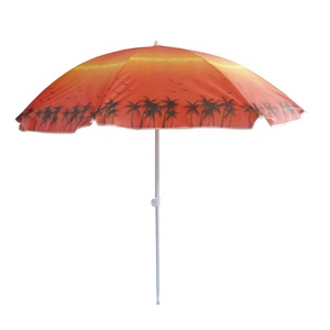 Personnalisé en plein air pas cher <span class=keywords><strong>palmier</strong></span> imprimé UV protection <span class=keywords><strong>parasol</strong></span> <span class=keywords><strong>parasol</strong></span> - Product Image 1
