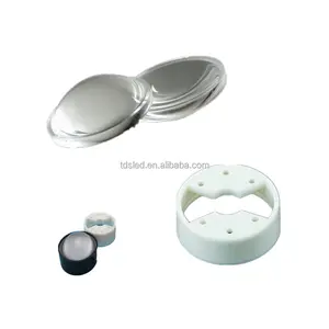 60 derajat plano convex PMMA Led lens 23mm x 8mm dengan pemegang