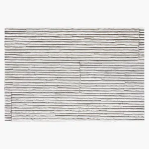 Revestimiento GB-W01white pared de piedra cascada