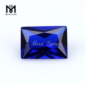 6x8mm baguette sintético 112 # <span class=keywords><strong>azul</strong></span> <span class=keywords><strong>espinela</strong></span> - Product Image 1