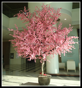 Artificielle En Plastique <span class=keywords><strong>Rose</strong></span> Fleurs Fleurs De Cerisier Parapluie En Forme D'<span class=keywords><strong>arbre</strong></span> pour la Décoration De Mariage - Product Image 3