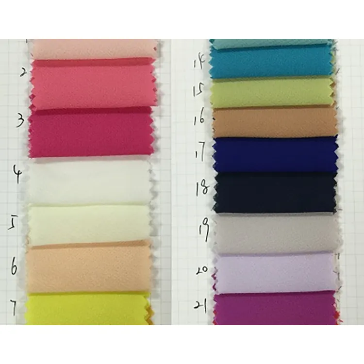 Poly Dobby Chiffon Solid Woven 150CM 100% silk chiffon fabric