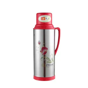 HAPPY LION Thermos Stainless Steell Body Printing Vacuum Flask 2.0L Capacity 566S Series
