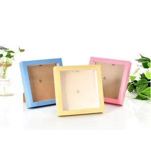 Stile moderno Personalizzato Formato Differente cornice In Legno 15X15 hollow photo frame