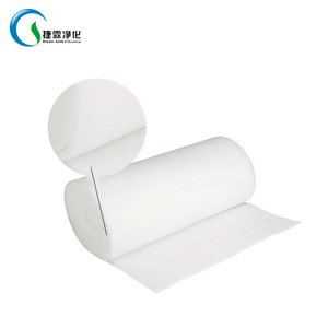 C-600G filtro de aire blanco poliéster completo pegado Filtro de techo de cabina de pintura, filtro industrial - Product Image 3
