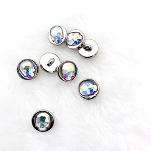 Phong cách mới 10mm tinh thể sọ nút với thạch sinh thái thân thiện Kẽm hợp kim Chân mạ kỹ thuật - Product Image 6
