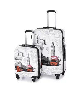 Light Weight Hard Carry On Suitcase , ABS/PC Trolley Carry on Luggage