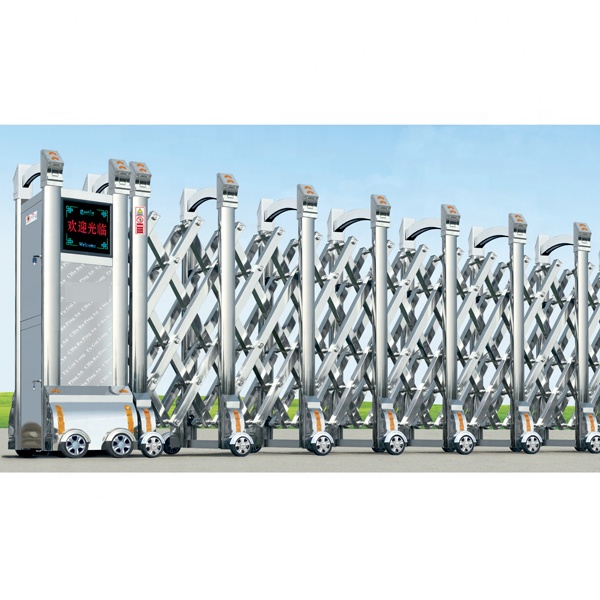 Высококачественные автоматические раздвижные складные расширяющиеся ворота из нержавеющей стали 304