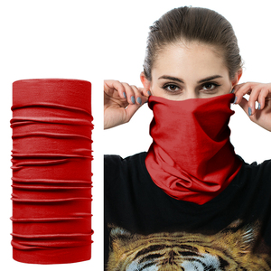 Multifonctionnel Tube <span class=keywords><strong>Cyclisme</strong></span> Plaine Rouge Noir Solide Bleu Vert Impression Vierge Tubulaire Sans Couture Bandana - Product Image 2