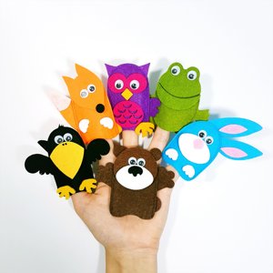 Giocattoli Educativi per bambini animali Africani Feltro <span class=keywords><strong>marionette</strong></span> <span class=keywords><strong>da</strong></span> Dito - Product Image 6