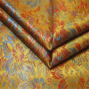 Tessuto di Hangzhou 100% Poliestere Jacquard Broccato Effetto Seta per Abiti e Abbigliamento Cinese - Product Image 1