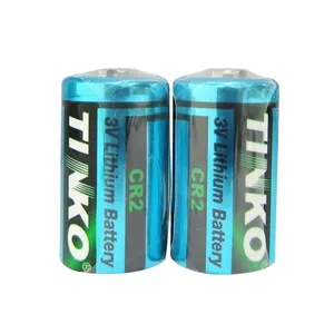 TINKO Baterai Lithium 3V 850MAh, CR2 untuk Kamera dan Lampu Senter
