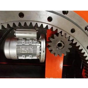 Electric <strong>rotating</strong> scissor <strong>lift</strong> <strong>table</strong> motor SLWCT 1000kg powered ce 12 months ral1023 tracffic yellow - Product Image 4