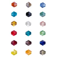 Lot 540 Buah 8Mm Manik-manik Kaca Bicone Kristal untuk Membuat Perhiasan Kalung Gelang Aksesori Anting-Anting