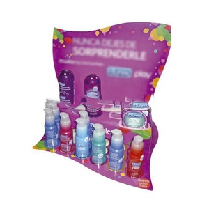Support de préservatifs en plastique pour la vente au détail, 3 niveaux, acrylique courbé à chaud, comptoir de point de vente, pop - Product Image 4