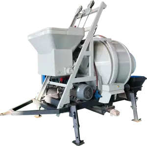 与高品质 15立方米/h 便携式柴油迷你混凝土搅拌机泵迷你便携式混凝土搅拌机出售