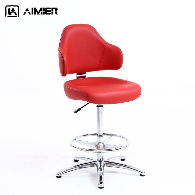 椅子・チェア レザー swivel chair スウィベルチェア 赤 1人掛けソファ