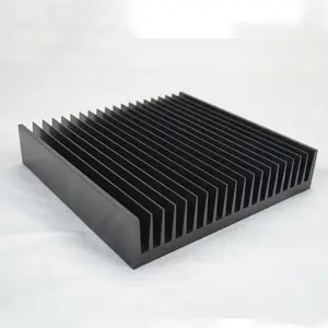 Electronic anodized aluminum extrusion profile CNC machining heatsink