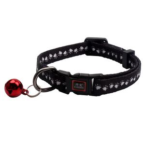 <span class=keywords><strong>Collar</strong></span> para Gato Personalizado 2025 con Logotipo Impreso, Ajustable, de Poliéster de Alta Calidad, con Campanas y Correa para Mascotas - Product Image 4