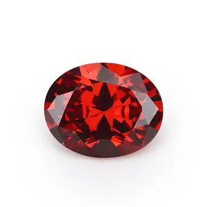 LS jewelry #5 ruby gemstones oval shape gemstone