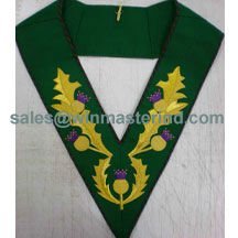 Royal Masonic order of Sash | Collarette Burdeos con rango personalizado joya comercial comprador regalos tiendas - Product Image 2