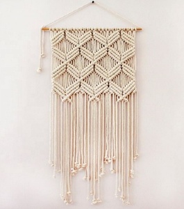 Estilo bohemio macramé tejido para colgar en la pared decoración artística del hogar - Product Image 6