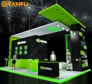 Cabine de exposição de design de tanfu para mostrador de comércio (100% personalizado)