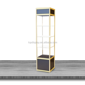 Atacado de fábrica varejo loja joias vidro showcase e tamanhos diferentes e estilos de exibição pode ser personalizado - Product Image 4
