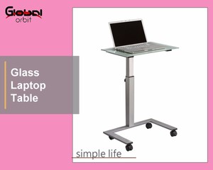 Escritorio de ordenador, elevador móvil sobre cama, mesa de ordenador portátil con ruedas - Product Image 3