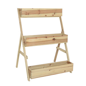 Planteur <span class=keywords><strong>en</strong></span> <span class=keywords><strong>bois</strong></span> de jardin <span class=keywords><strong>en</strong></span> cascade, 3 niveaux de planteur de légumes Vertical, pont de Patio, balcon, boîte de plantes d'herbes, lit de jardin <span class=keywords><strong>en</strong></span> <span class=keywords><strong>bois</strong></span> - Product Image 1