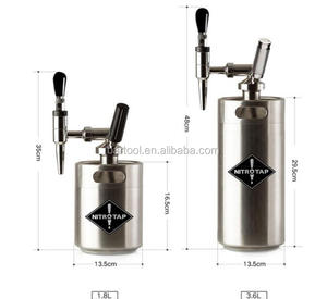 Juego de Barriles de Acero Inoxidable de 2L para Preparar Café <span class=keywords><strong>Nitro</strong></span> Cold Brew - Product Image 5