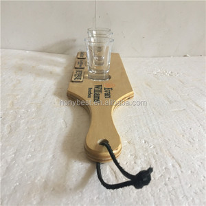 Planches de vol jetables et personnalisées avec logo pour boisson et bière, support de plateau de service Tequila Shot, planche à découper en bois - Product Image 5