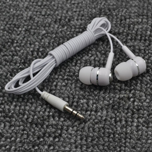 Auriculares con cable auriculares in-ear desechables conector de auriculares de 3.5 mm Auriculares para autobuses turísticos - Product Image 5